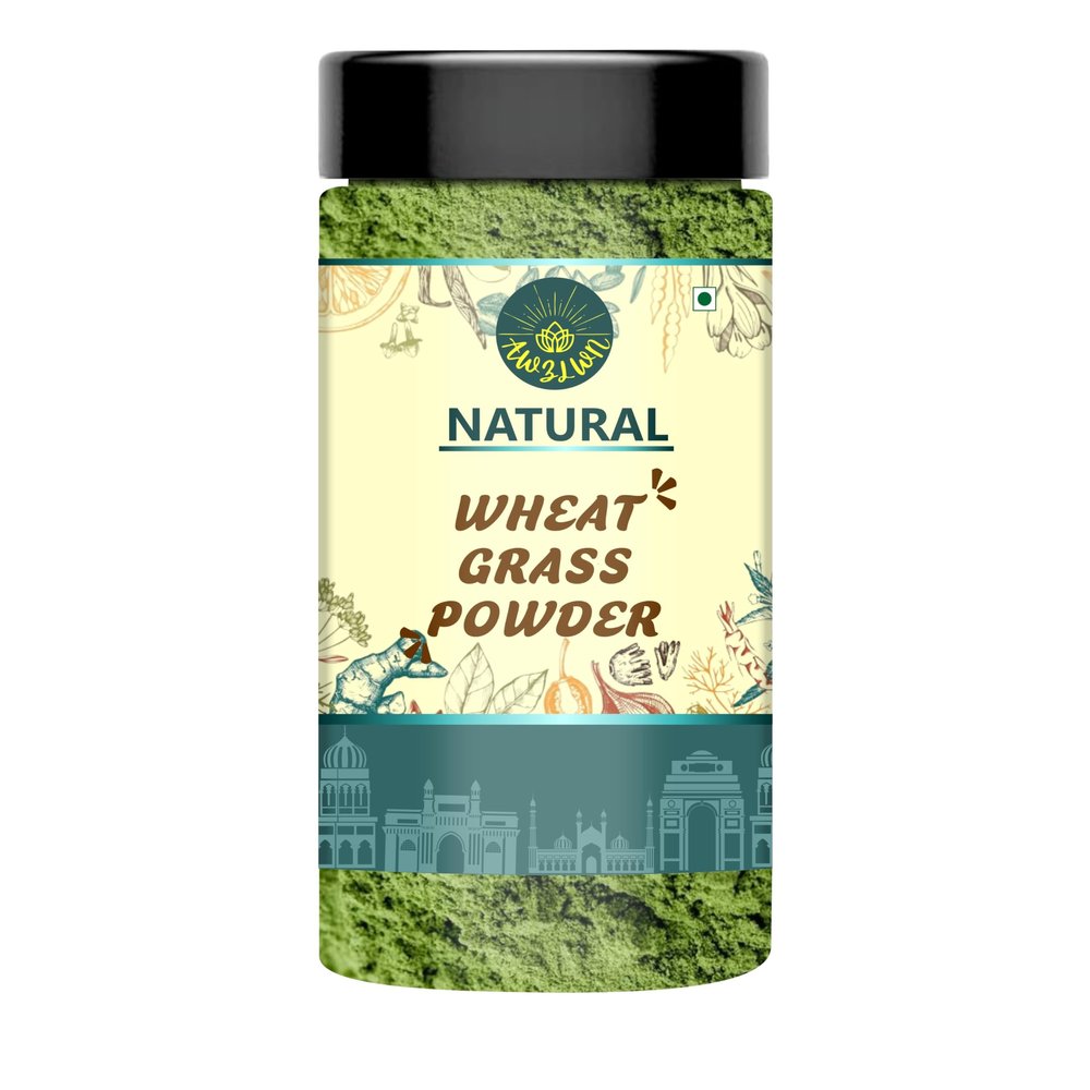 AWZLWN Natural Wheat Grass Powder 100 GM Pack of 1 Pcs - AWZLWN