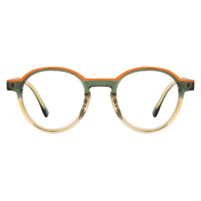 FYTOO Blue Light Blocking Reading Glasses - Round Blue Light Blocking Reading Glasses Men for Women Anti UV Readers for Women Computer, 2.5x Magnification