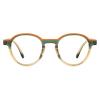FYTOO Blue Light Blocking Reading Glasses - Round Blue Light Blocking Reading Glasses Men for Women Anti UV Readers for Women Computer, 2.5x Magnification view 1