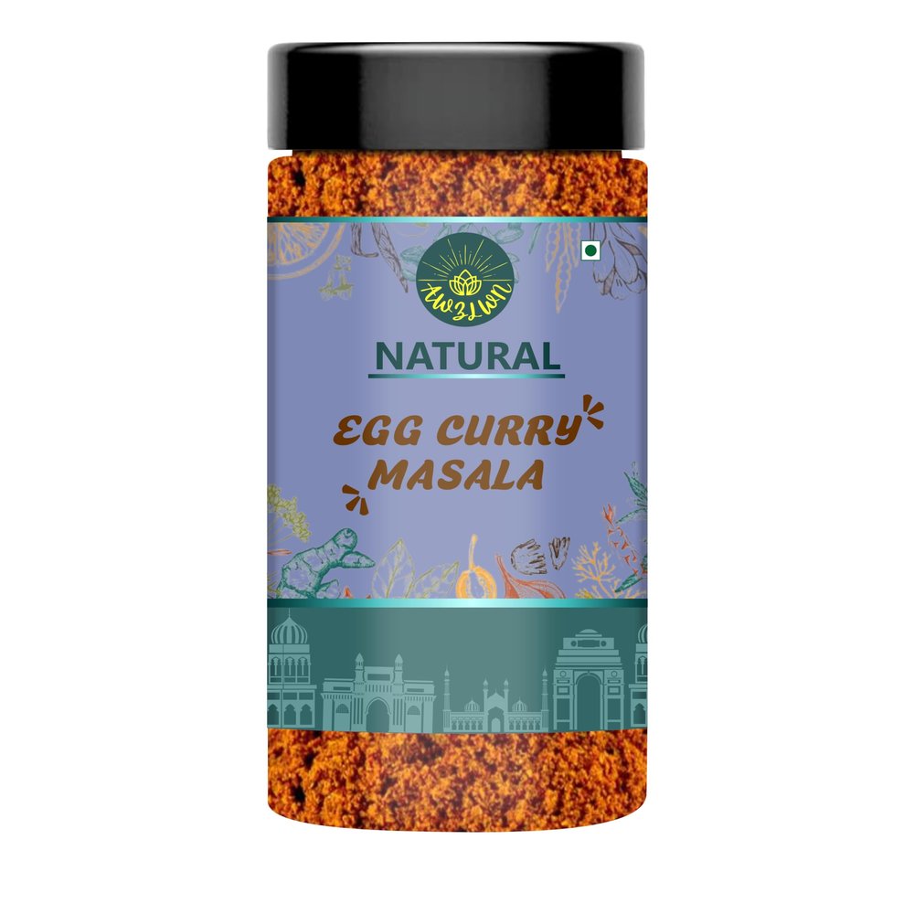 AWZLWN Natural Egg Curry Masala 100 GM Pack of 1 Pcs - AWZLWN