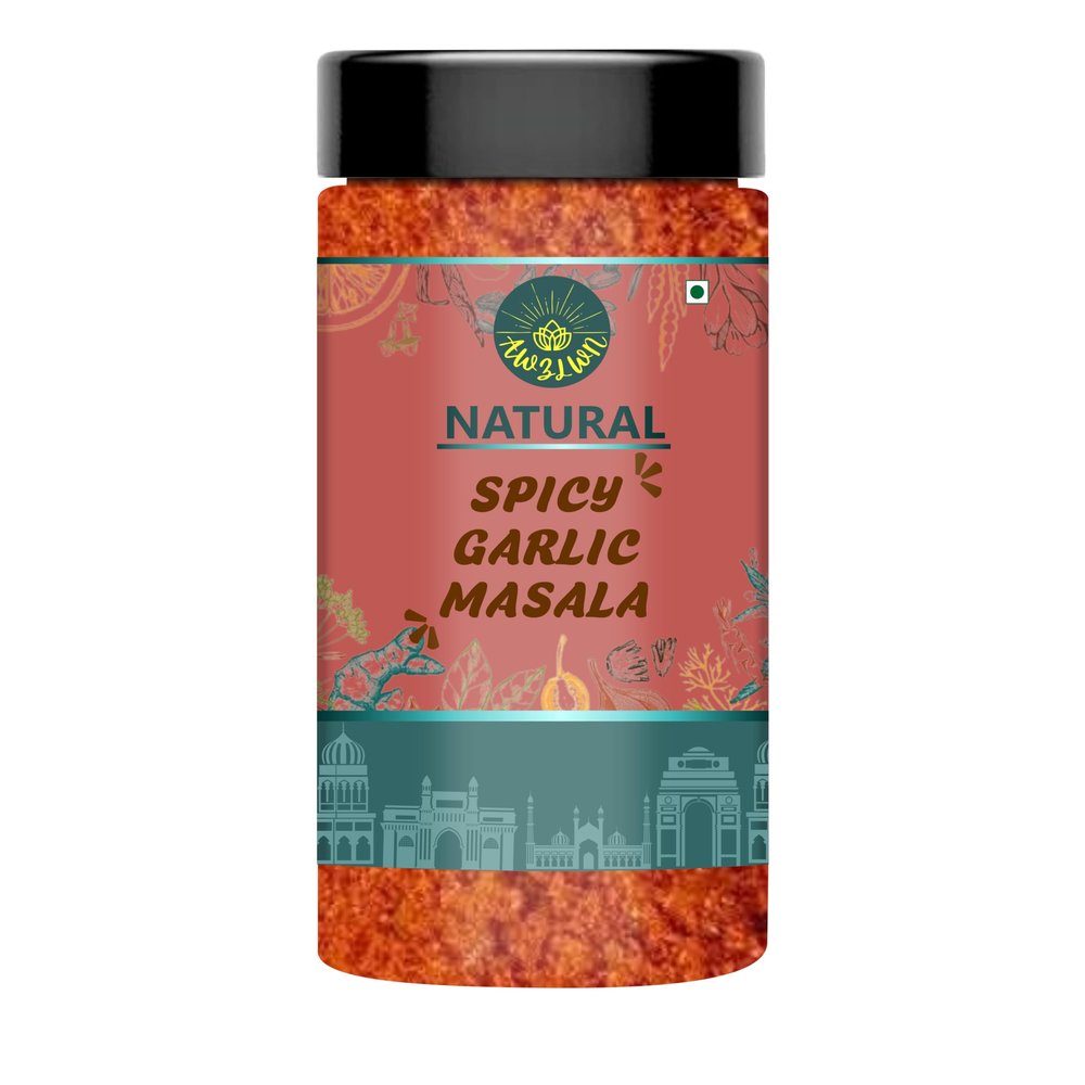 AWZLWN Natural Spicy Garlic Masala 100 GM Pack of 1 Pcs - AWZLWN