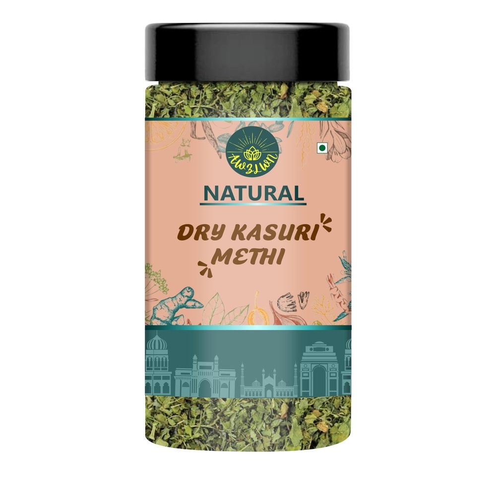 AWZLWN Natural Dry Kasuri Methi 20 GM Pack of 1 Pcs - AWZLWN
