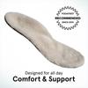 ABEO Genuine Wool Orthotic Metatarsal Insoles | Boot Insoles for Women | Winter Warm Orthotic Insoles | Cozy Fall Insoles Tan, 11 view 2