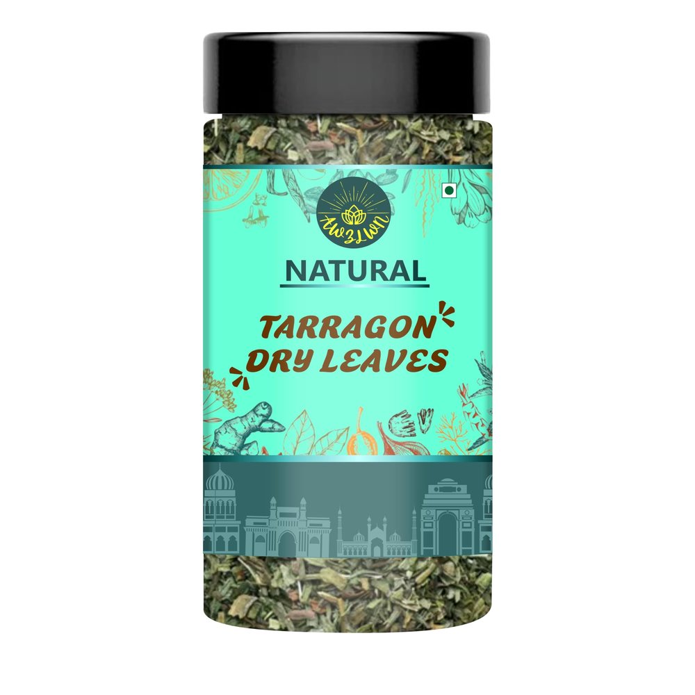 AWZLWN Natural Tarragon Dry Leaves 100 GM Pack of 1 Pcs - AWZLWN