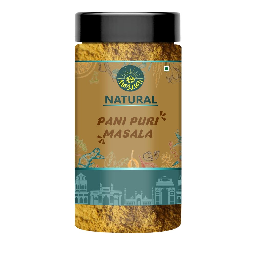 AWZLWN Natural Pani Puri Masala 100 GM Pack of 1 Pcs - AWZLWN