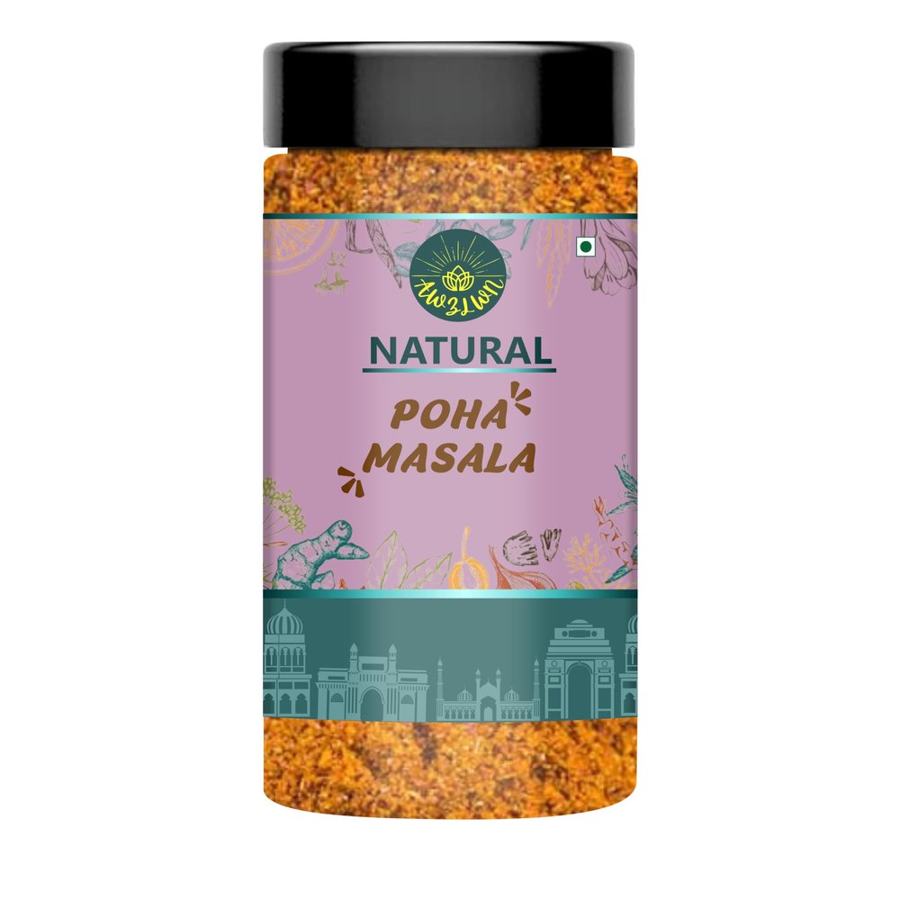 AWZLWN Natural Poha Masala 100 GM Pack of 1 Pcs - AWZLWN