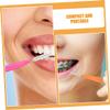 Anneome 200pcs Interdental Brushes Ergonomic Cleaning Tools for Braces Comfortable Oral Includes and Brushes view 2