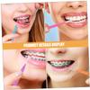 Anneome 200pcs Interdental Brushes Ergonomic Cleaning Tools for Braces Comfortable Oral Includes and Brushes view 3