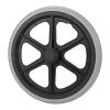 14 inch Wheelchair Wheel Replacement, Sturdy PU Material, Model 6001 Bearing, Textured Non Slip Design, Wide Applications, Low Noise, 350x30mm Tire Size, 12mm Inner Diameter view 1
