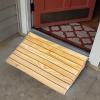Ramps Threshold Ramp, Doorway Ramp for Mobility Scooter, Sturdy Non Slip Entry Ramp for Wheelchairs for Home, Curb/Wayside Wood Threshold Ramp 40/50/ 60/70/ 80/100 cm Wide(70x43x18cm (27.5x17x7in)) view 2