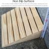 Ramps Threshold Ramp, Doorway Ramp for Mobility Scooter, Sturdy Non Slip Entry Ramp for Wheelchairs for Home, Curb/Wayside Wood Threshold Ramp 40/50/ 60/70/ 80/100 cm Wide(70x43x18cm (27.5x17x7in)) view 4