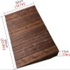Ramps Threshold Ramp, Heavy Duty Front Door Entry Ramp for Wheelchair Bike Motorcycle, Non-Skid Brown Wood Threshold Ramp/Transition Ramps for Patio Yard Sidewalk(60x10x50cm/23x3.9x19in) view 2