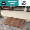 Ramps Threshold Ramp, Heavy Duty Front Door Entry Ramp for Wheelchair Bike Motorcycle, Non-Skid Brown Wood Threshold Ramp/Transition Ramps for Patio Yard Sidewalk(60x10x50cm/23x3.9x19in) view 4