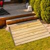 Ramps Threshold Ramp, Stairs Ramps for Wheelchairs for Home, Wooden Doorway Threshold Ramp 3/4/ 6/7/ 8 Inch Rise, Indoor Outdoor Garden Door Ramp/Slope, Anti Skid(50x30x8cm (19.7x12x3in)) view 1