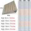 Ramps Threshold Ramp, Stairs Ramps for Wheelchairs for Home, Wooden Doorway Threshold Ramp 3/4/ 6/7/ 8 Inch Rise, Indoor Outdoor Garden Door Ramp/Slope, Anti Skid(50x30x8cm (19.7x12x3in)) view 2