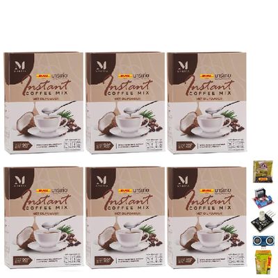 Delicious Intense Mush Mellow Roasted Fruit Snack Good Shape 150g (10 Sachets/Pack) MartiaCoffee MCT OIL Arabica Coffee Set 6 By Beautygoodshop [Get Free For You Beauty Gifts]