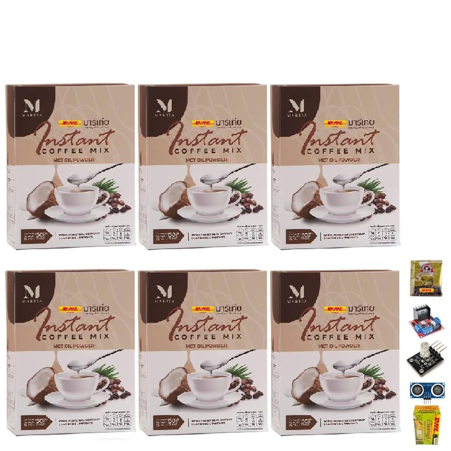 Delicious Intense Mush Mellow Roasted Fruit Snack Good Shape 150g (10 Sachets/Pack) MartiaCoffee MCT OIL Arabica Coffee Set 6 By Beautygoodshop [Get Free For You Beauty Gifts]