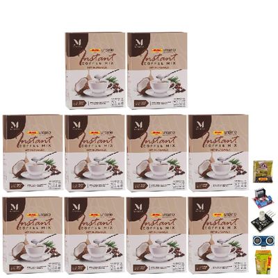 Delicious Intense Mush Mellow Roasted Fruit Snack Good Shape 150g (10 Sachets/Pack) MartiaCoffee MCT OIL Arabica Coffee Set 10 By Beautygoodshop [Get Free For You Beauty Gifts]