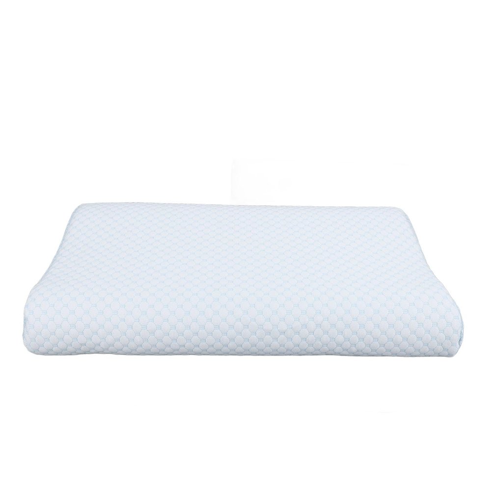 Aramox Neck Pillow, Memory Foam for Neck Strain Relief, Breathable Orthopedic Pillow for Side, Back, Stomach Sleep, Elderly, with Adjustable Height