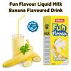 Rewa Fun Flavour BANANA Milk Drink (Pack of 4 x 200 mL Ea) Experience the delightful taste of Fun Flavour Banana Milk, Imported from FIJI view 2