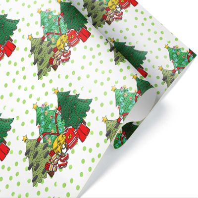 Sport Theme Thick Christmas Gift Wrap, Ice Hockey Xmas Luxury Wrapping Paper, Hockey Stick and Puck Decor for Athlete Sports Fan Holiday (Hockey, One 20 inch x 30 inch sheet)