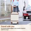 3-piece Luggage Set, 24-inch Suitcase, One Travel Duffel Bag and One Toiletry Bag, ABS Hardshell Carry-on Luggage, 4 Spinner Wheels, Top and Side Silicone Handles, TSA Combination Lock, 25% More Space view 3