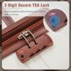 3-piece Luggage Set, 24-inch Suitcase, One Travel Duffel Bag and One Toiletry Bag, ABS Hardshell Carry-on Luggage, 4 Spinner Wheels, Top and Side Silicone Handles, TSA Combination Lock, 25% More Space view 4