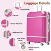 3-piece Luggage Set, 24-inch Suitcase, One Travel Duffel Bag and One Toiletry Bag, ABS Hardshell Carry-on Luggage, 4 Spinner Wheels, Top and Side Silicone Handles, TSA Combination Lock, 25% More Space view 2