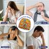 ZNCUETD Migraine Relief Cap Headache Relief Cap Cold Cap Ice Hat for Migraines Headache Sinus Stress Tension Head Ice Pack Wrap Migraine Mask Hangover Cap Ice Beanie Hot/Cold Compress Gift for Women view 3