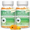 2 Pack Lutein Gummies 25mg, Sugar Free Lutein Zeaxanthin Supplements Gummies, Eye Health Supplement for Adults, Eye Vitamins Lutein for Vision and Blue Light Protection, Mango Flavor, 120 Count view 1