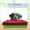 10 Pack Extra Large Original German Holiday Shammy Cloths Chamois Towels Super Absorbent for Pets, Parenting Tool Cleaning for Home and Commercial Use Wholesale Bulk (Red and Green) view 4