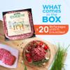 Richards Regenerative Premium Grass-Fed Ground Beef, 85% Lean / 15% Fat Frozen Family Pack Perfect for Burgers (20-1lb Packages) view 2