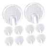 VALICLUD 10pairs Transparent Forefoot Pads of Adhesive Metatarsal Cushions for -Flops Soft and Breathable Foot Pads Comfortable Shoe Inserts for and Support view 1