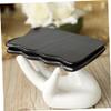 Healeved Black Wavy Natural Buffalo Horn Massage Tool Scraping Plate for Physical Therapy and Spa Care Multi-functional Gua Board for Neck and view 2