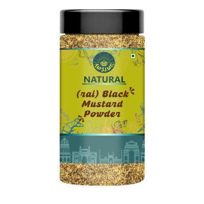 AWZLWN Natural Rai Powder (Black Mustard Powder) 250 GM Pack of 1 Pcs - AWZLWN