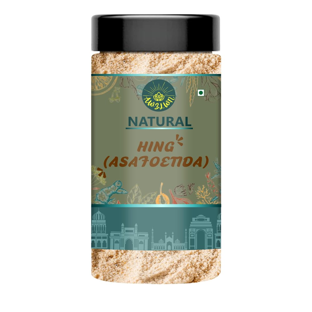 AWZLWN Natural Hing Asafoetida Compound 250 GM Pack of 1 Pcs - AWZLWN