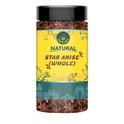 AWZLWN Natural Star Anise 300 GM Pack of 1 Pcs - AWZLWN