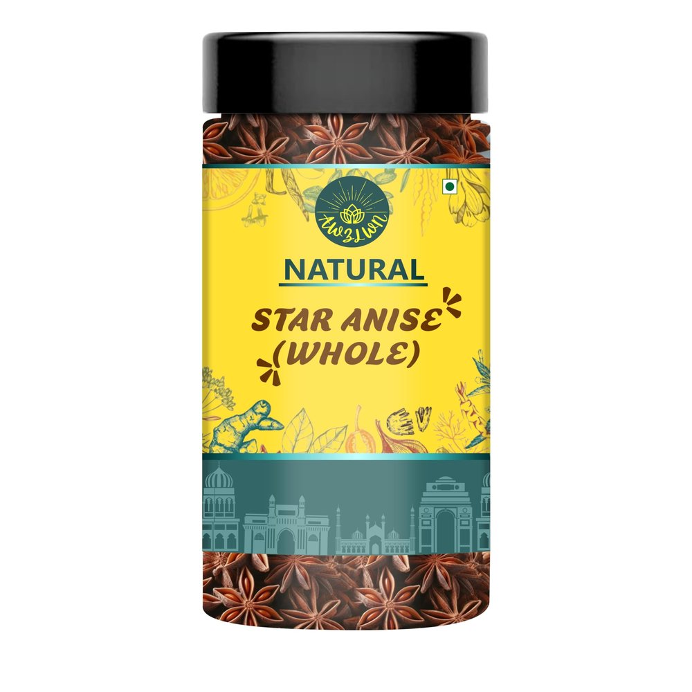 AWZLWN Natural Star Anise 300 GM Pack of 1 Pcs - AWZLWN