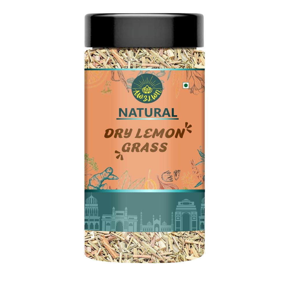 AWZLWN Natural Dry Lemon Grass 300 GM Pack of 1 Pcs - AWZLWN