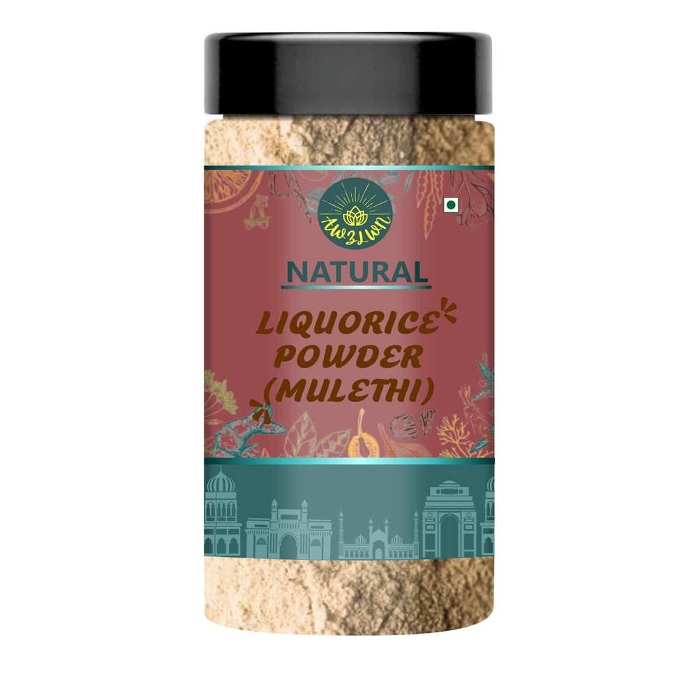 AWZLWN Natural Licorice Powder (Mulethi) 250 GM Pack of 1 Pcs - AWZLWN