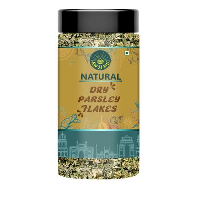 AWZLWN Natural Dry Parsley Flakes/Dry Parsley Leaves 300 GM Pack of 1 Pcs - AWZLWN