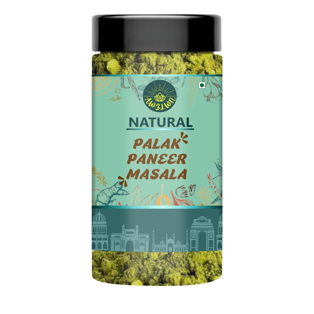 AWZLWN Natural Palak Paneer Masala 300 GM Pack of 1 Pcs - AWZLWN