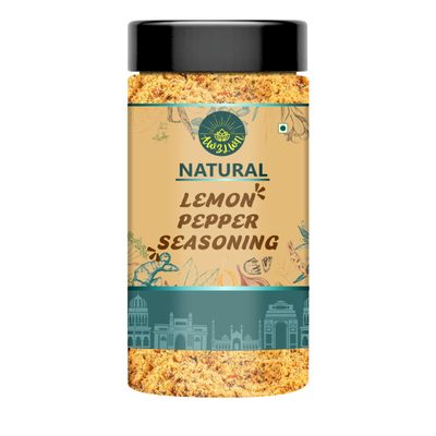 AWZLWN Natural Lemon Pepper Seasoning 250 GM Pack of 1 Pcs - AWZLWN
