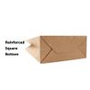 Paper Gift Bags,ULIFESTAR Recyclable Gift Bags with Handles,Small Party Bags,Mini Shopping Bags,Retail Bags Bulk,Merchandise Bag Assortment,20PCS Gift Wrap Bag (Brown, 27x22x10cm/10.63*8.66*3.94'') view 4