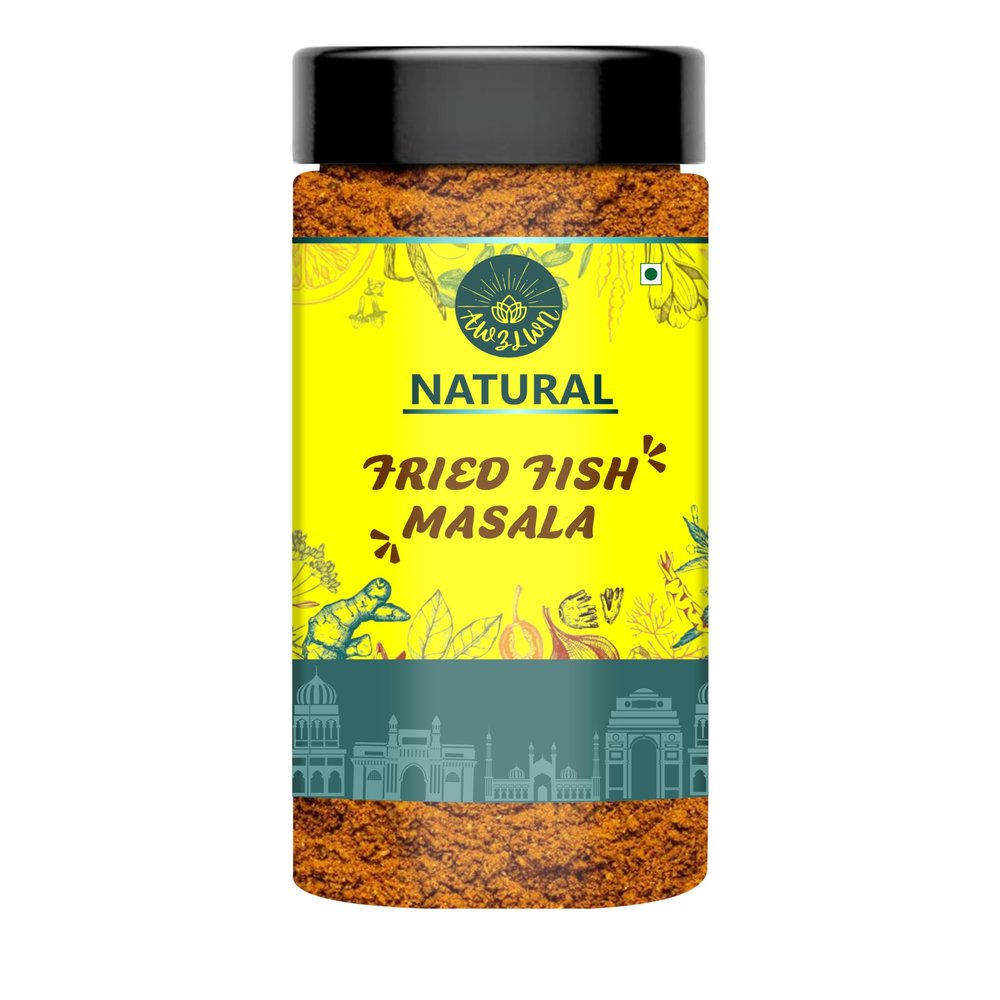 AWZLWN Natural Fried Fish Masala 300 GM Pack of 1 Pcs - AWZLWN