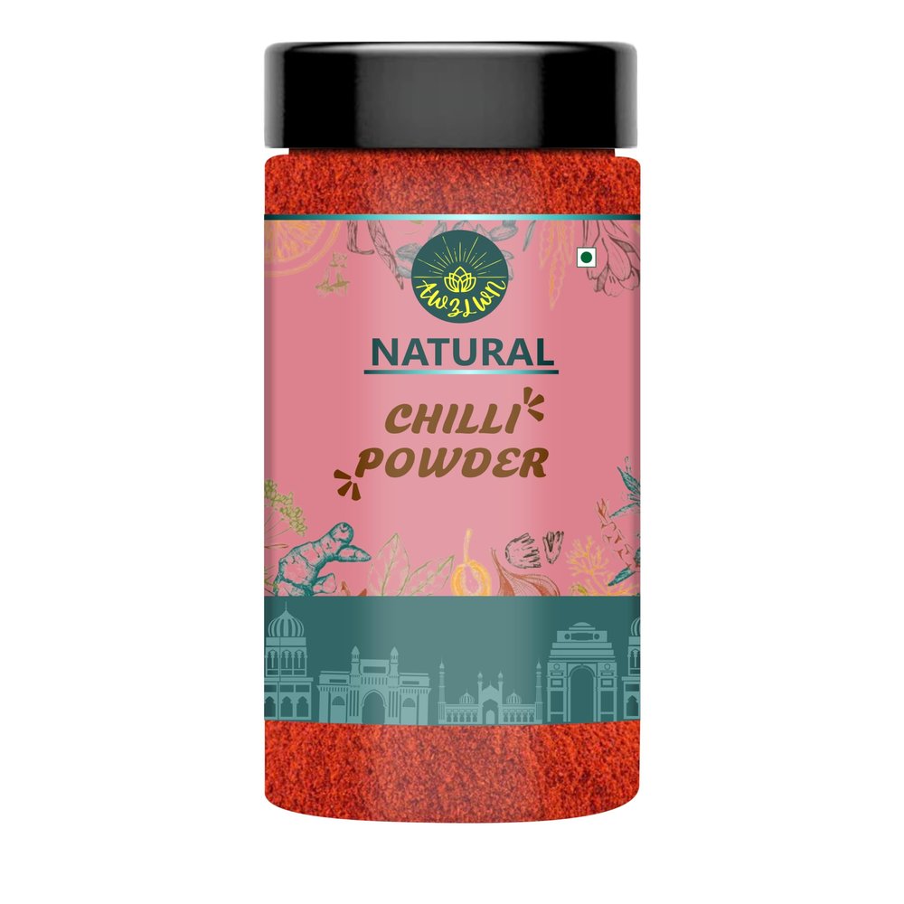 AWZLWN Natural Chilli Powder 100 GM Pack of 3 Box - AWZLWN