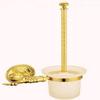 JDXQBLD Spazzole per WC, Scopino per WC Porta scopino per WC con Tazza in Ceramica Prodotti per la casa Decorazione per il bagno view 1