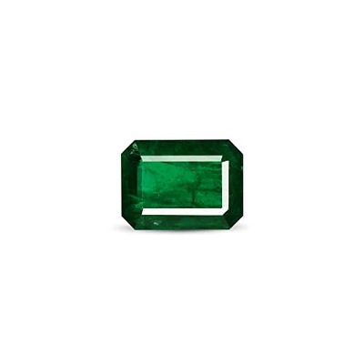 Natural Emerald Stone with Lab Certified Card/Zambian Quality 10.25 Ratti / 9.52Carat Unheated Untreated Green Original Emerald/Panna Loose Precious-AMZ16921, zzzz-s, GEMSTONE