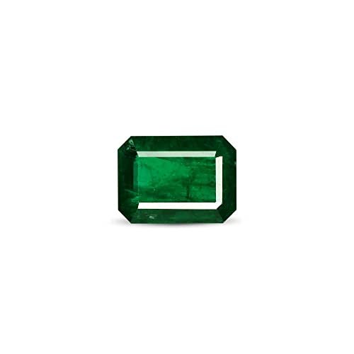 Natural Emerald Stone with Lab Certified Card/Zambian Quality 10.25 Ratti / 9.52Carat Unheated Untreated Green Original Emerald/Panna Loose Precious-AMZ16921, zzzz-s, GEMSTONE