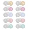10 Pack Contact Lens Case Box, Mini Transparent Contact Cases Bulk in 5 colors, Colorful Bulk Box Holder Container Cute Contact Lenses Case Leak-proof, Eye Contact Case for Home and Travel view 1